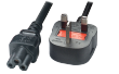 Cloverleaf C5 UK Mains Power Cord, 1.8m (Type G)